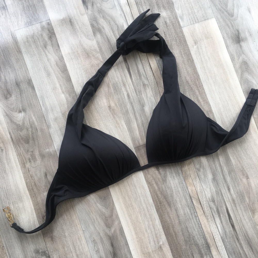 Black Victoria's Secret swim top size M